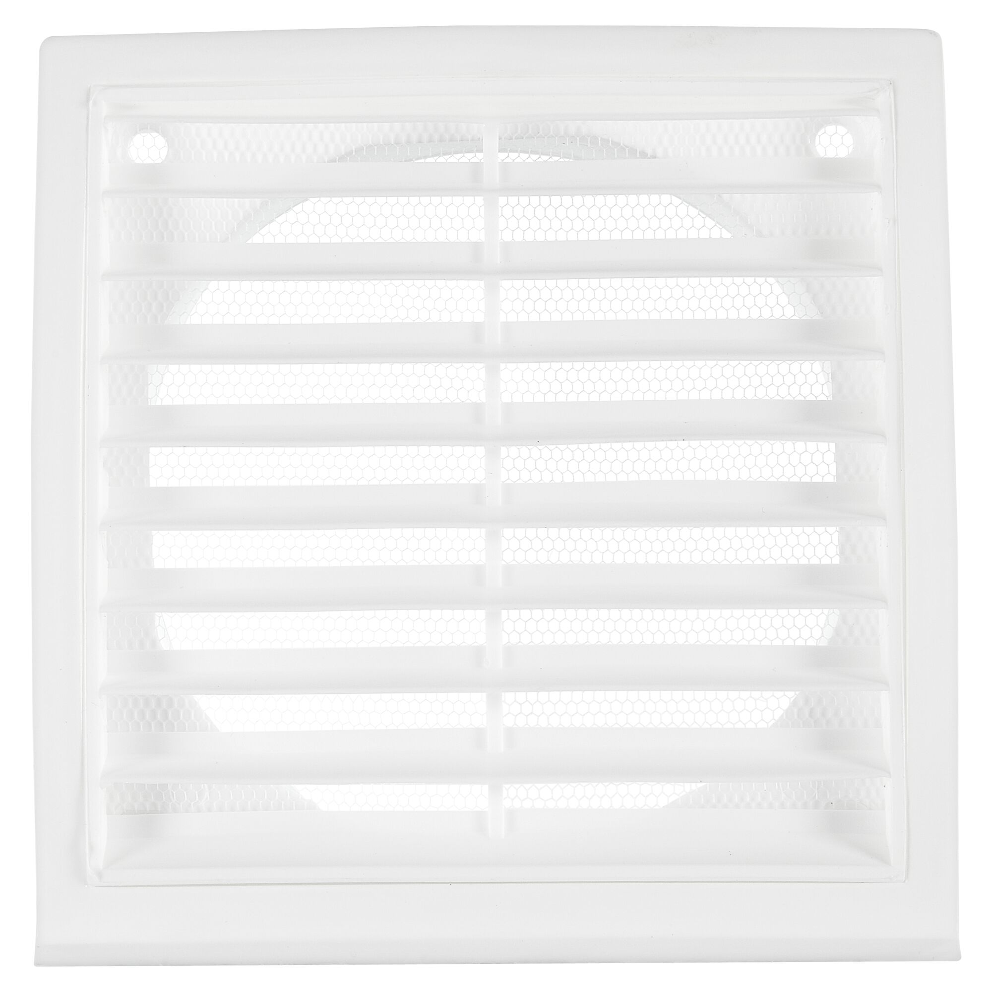 Weißes Lüftungsgitter 150 x 150 mm