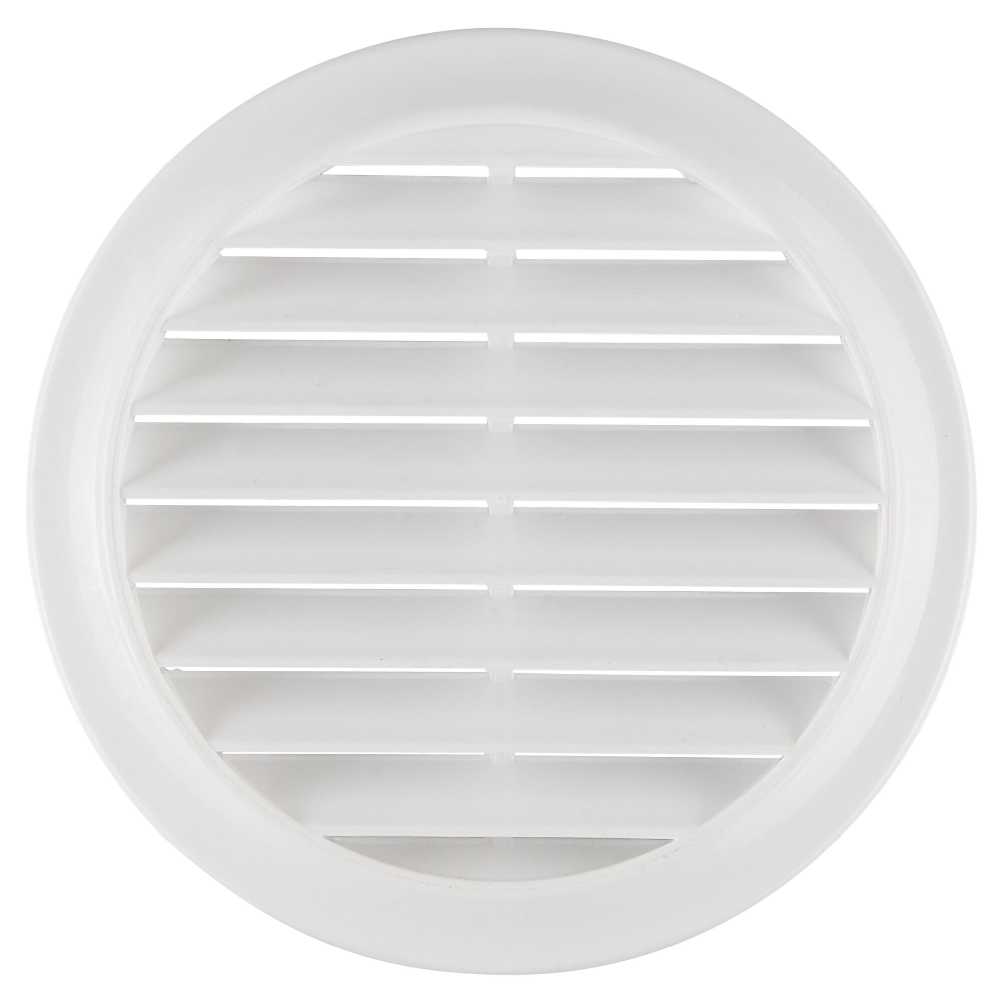 Weißes, rundes Lüftungsgitter