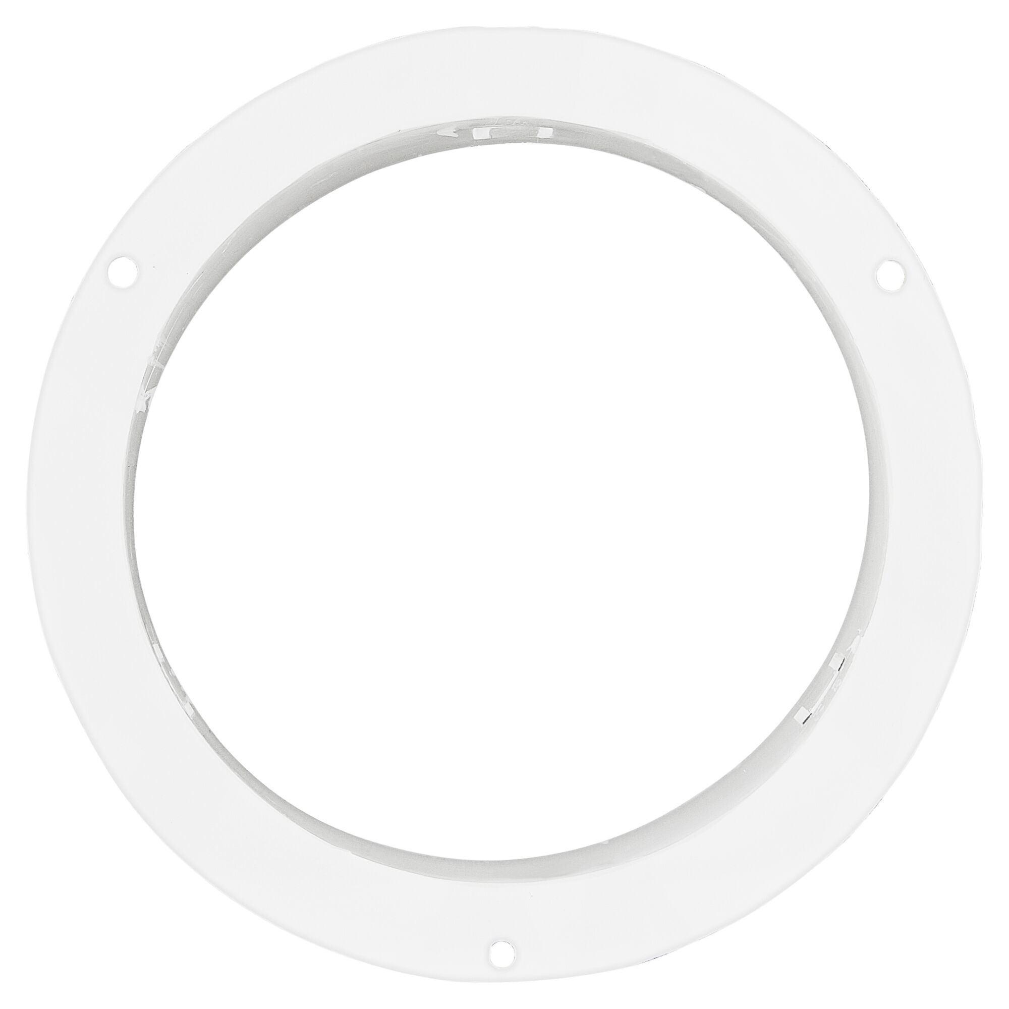 Weißer Anschlussstutzen 100 mm