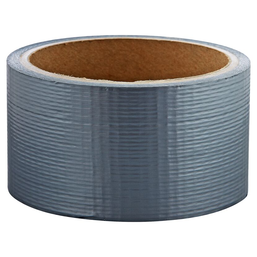 Graues Klebeband auf Papprolle