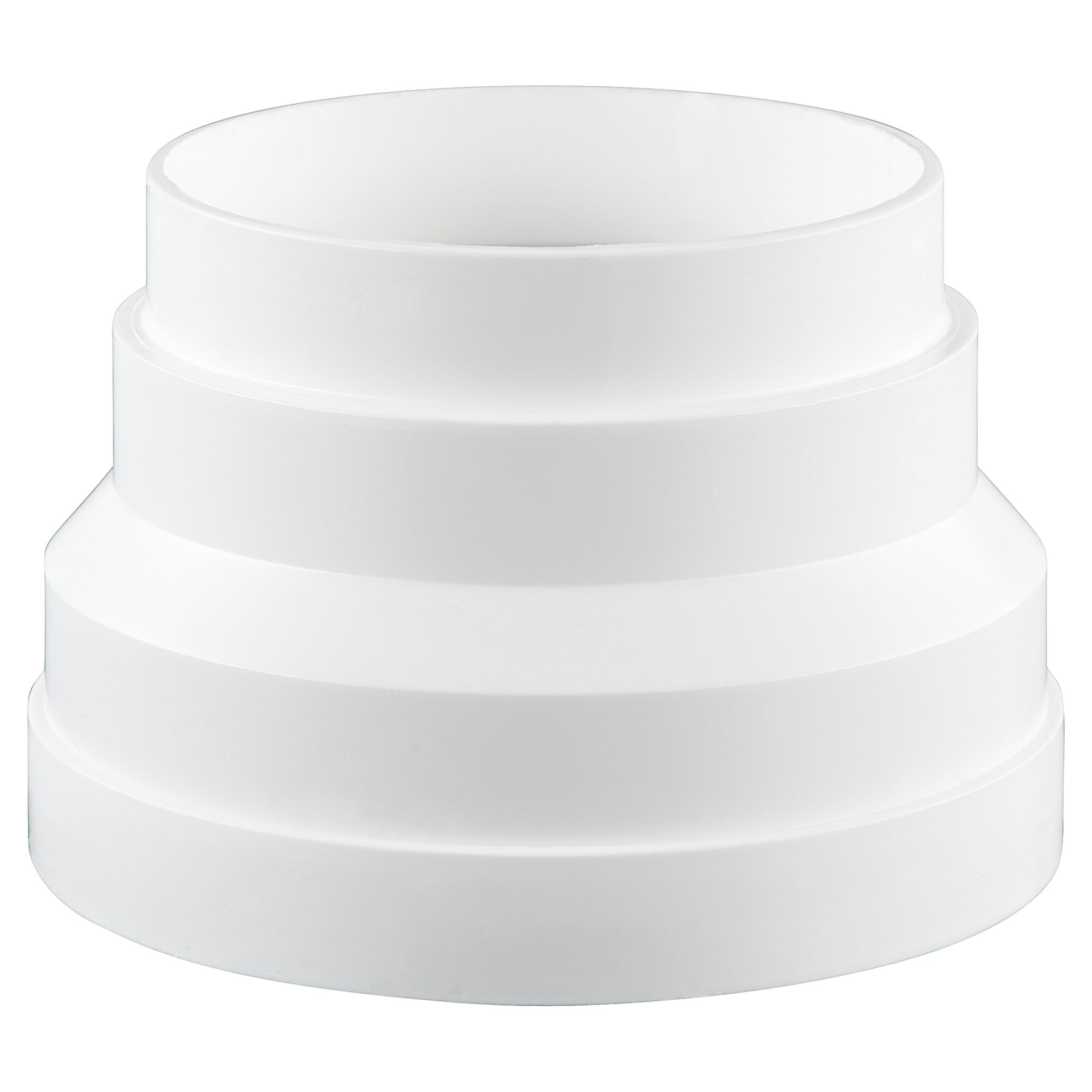 Weißes Reduzierstück 125/100 mm