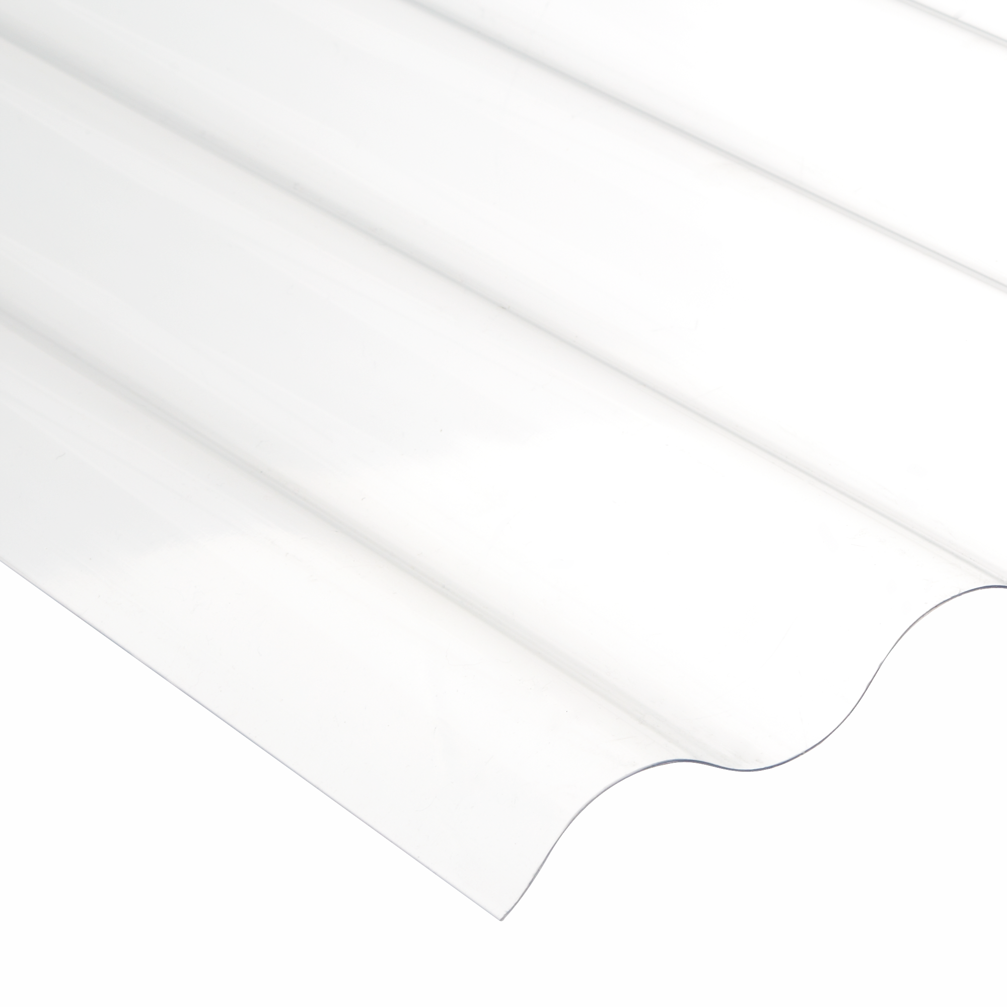 PVC-Wellplatte 'Sinus 76/18' transparent 200 x 90 x 0,08 cm + product picture