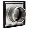 Metallene Verschlussklappe mit Dichtung