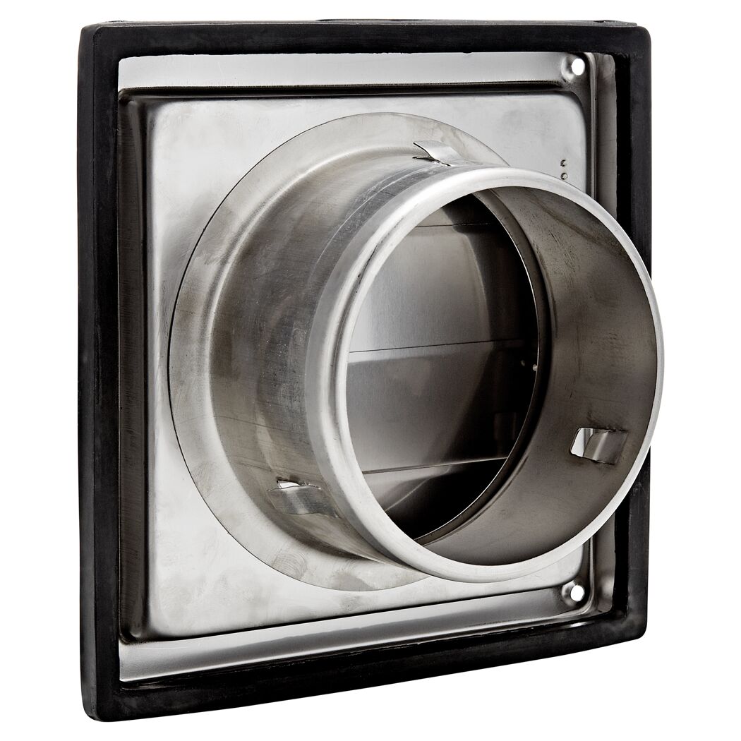 Metallene Verschlussklappe mit Dichtung