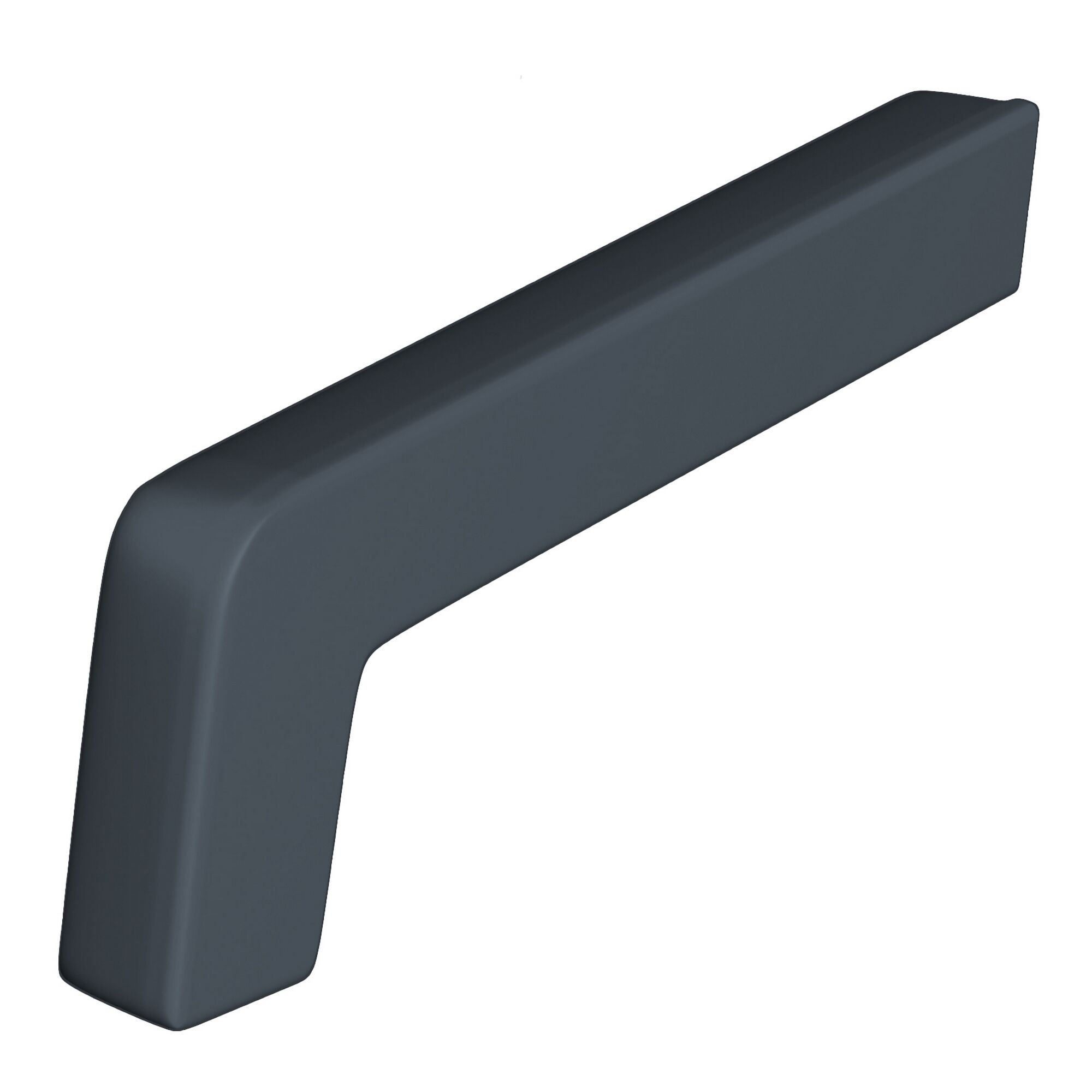 Anthrazitfarbenes PVC-Seitenteil