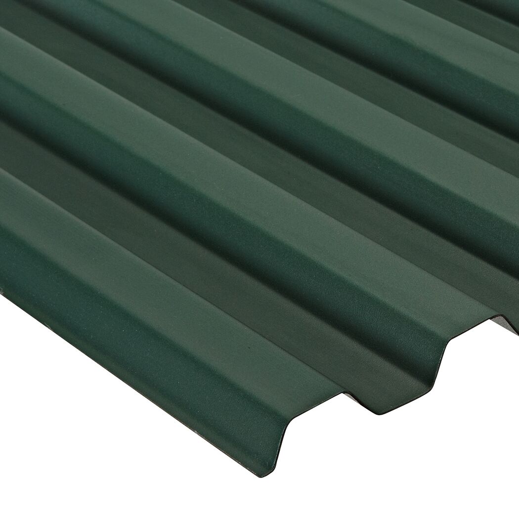 Grüne Well-PVC Trapezplatte