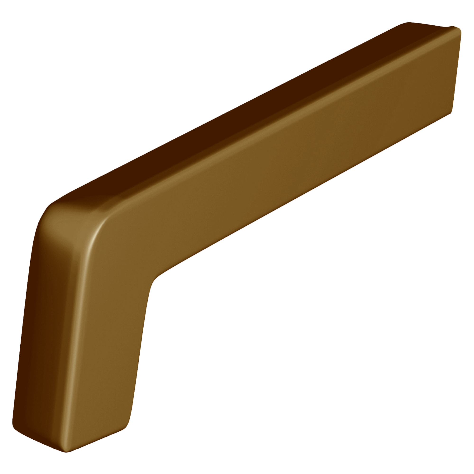 Seitenteil für Fensterbänke braun 28 x 1,6 x 5,7 cm