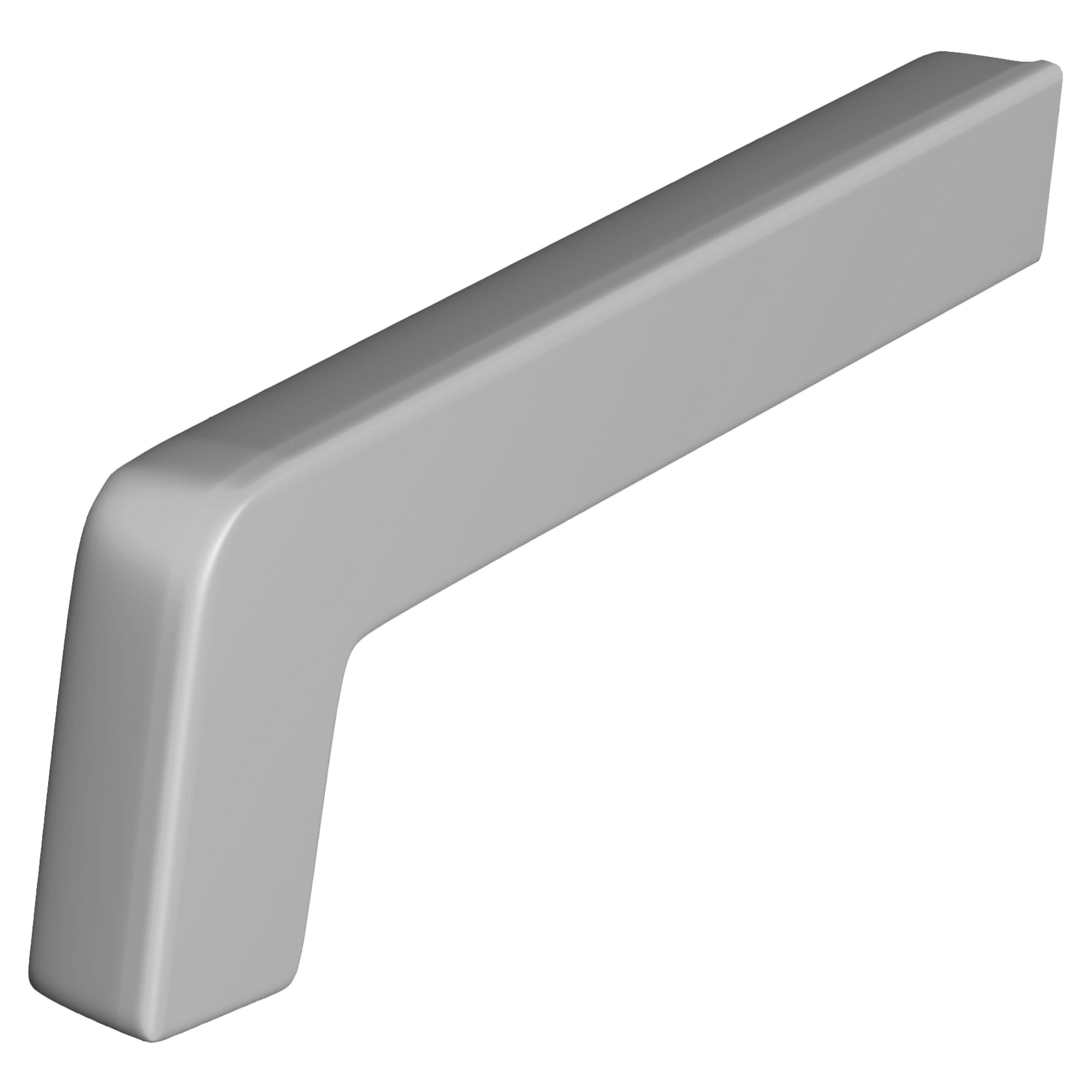 Weißes PVC-Seitenteil für Fensterbank