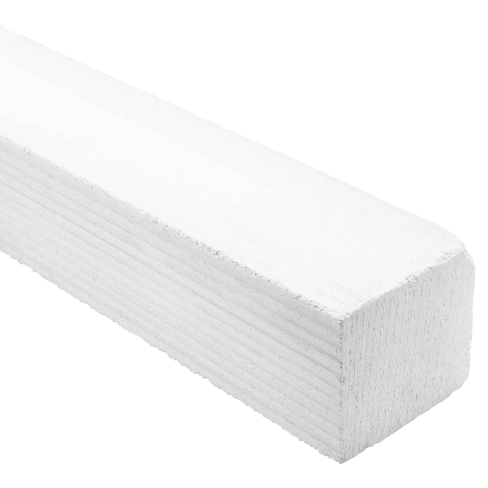 Weißer Ytong Flachsturz