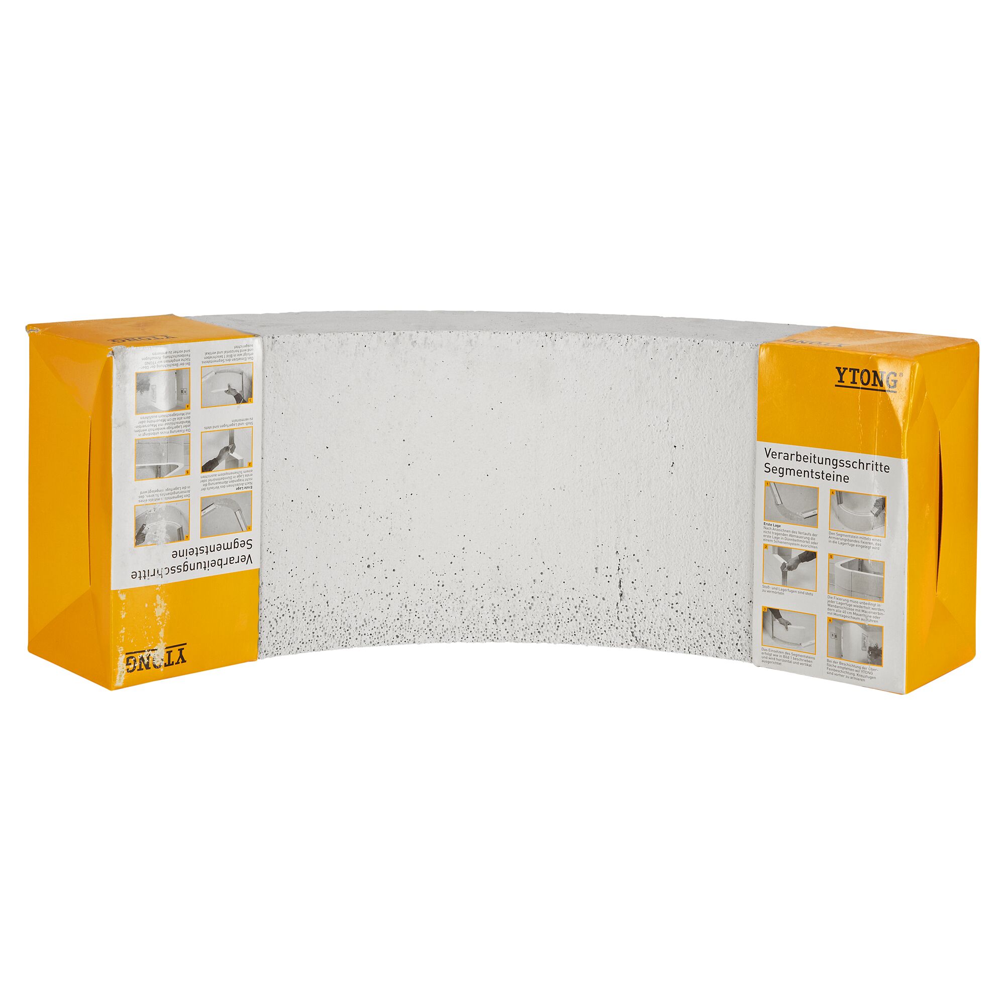 Ytong Segmentstein 90° in Verpackung