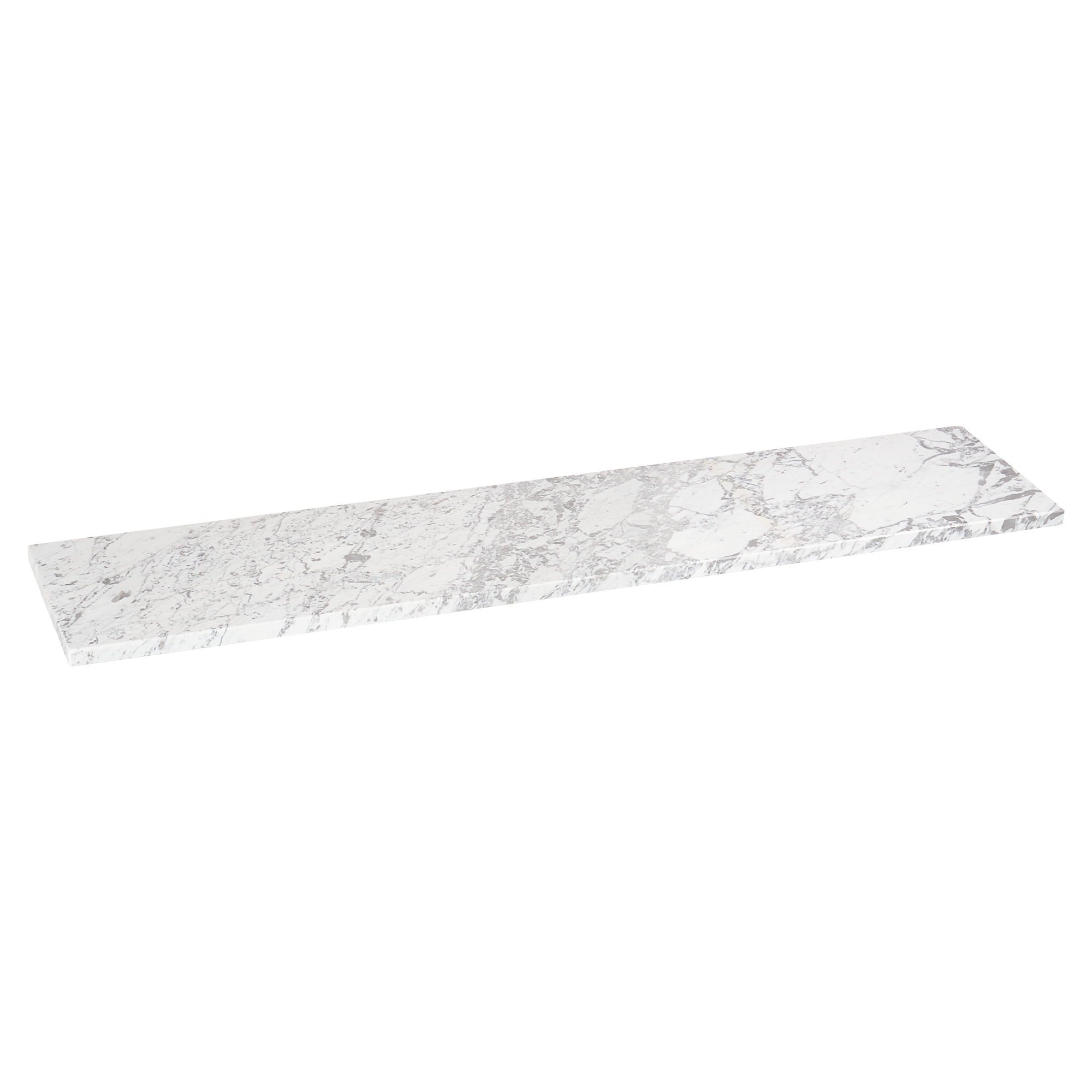 Fensterbank "Bianco Carrara" Marmor hellgrau 113 x 25 x 2 cm + product picture