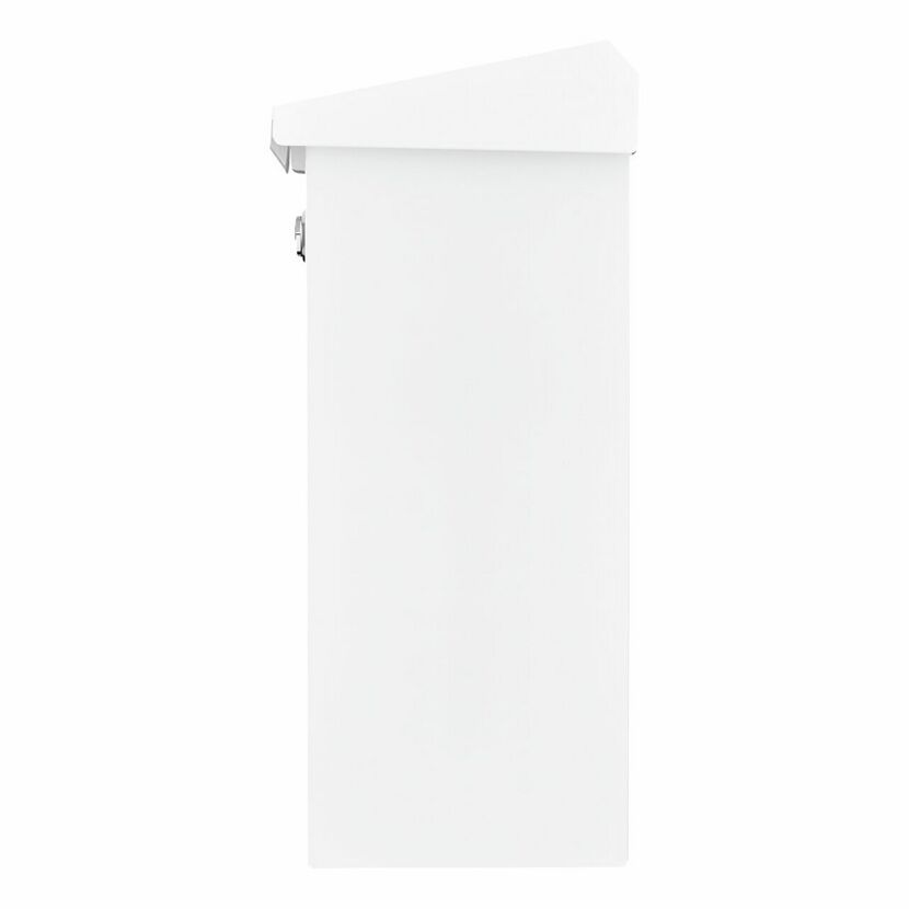 Weißer Stahl-Briefkasten Comfort 913