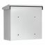 Silberner Stahl-Briefkasten Comfort 913