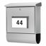 Silberner Briefkasten mit der Nummer 44