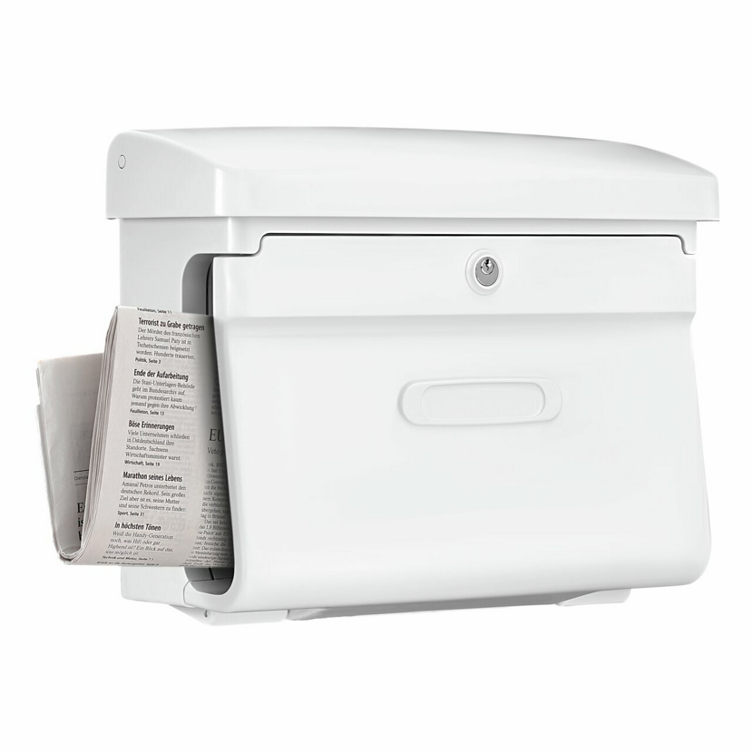 Briefkasten 'Bremen 885 W' weiß 42 x 32 x 15,5 cm