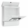 Solar-Briefkasten 'Malaga 4400 W' weiß 37,7 x 42 x 11,5 cm