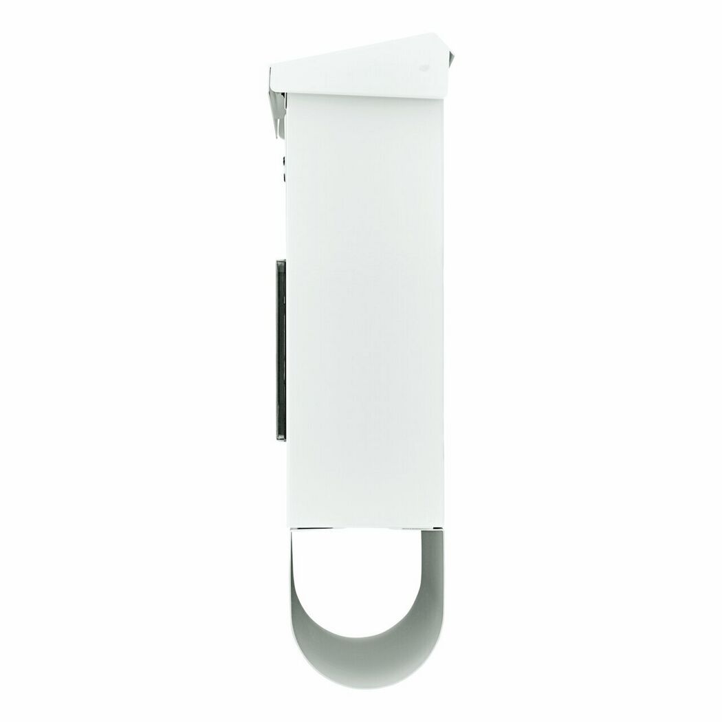 Solar-Briefkasten 'Malaga 4400 W' weiß 37,7 x 42 x 11,5 cm