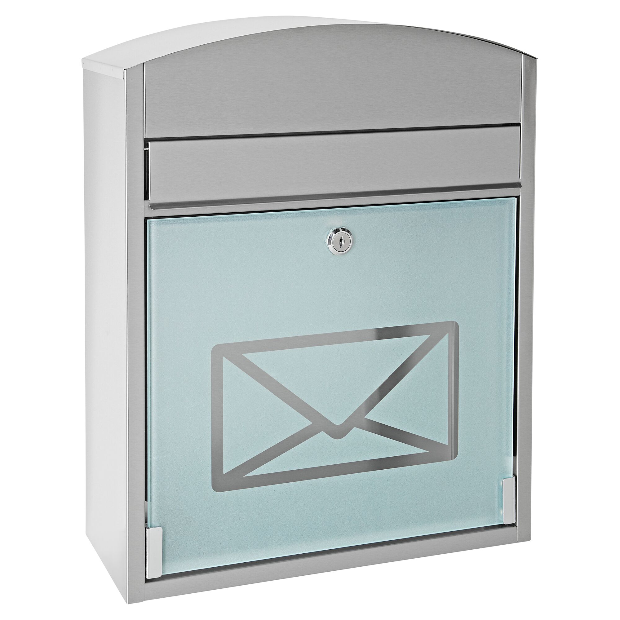 Edelstahlbriefkasten Milano