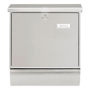 Briefkasten 'Comfort-Set 39130 NI' edelstahlfarben 38 x 44 x 14,8 cm