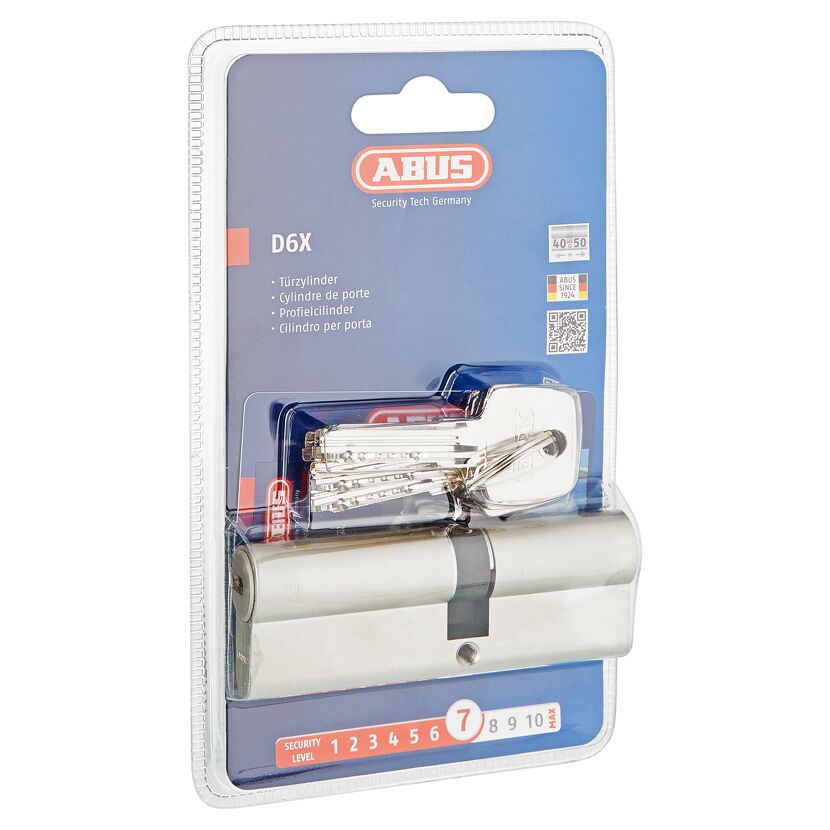 ABUS Türzylinder D6X mit Schlüsseln