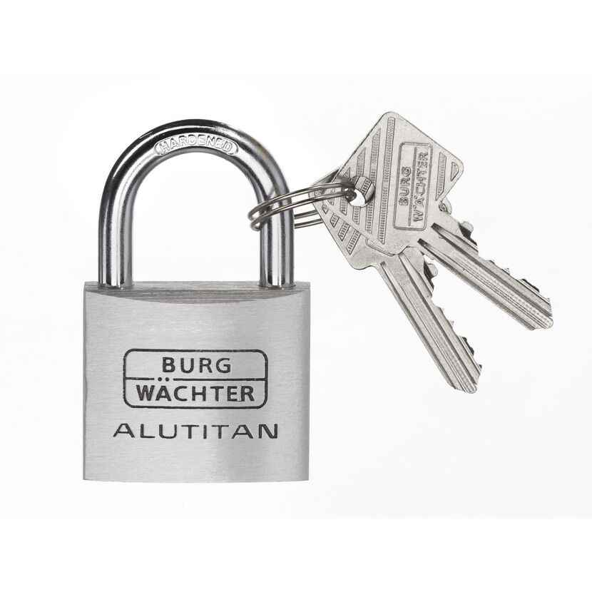 Vorhängeschloss BURG WÄCHTER ALUTITAN mit Schlüsseln