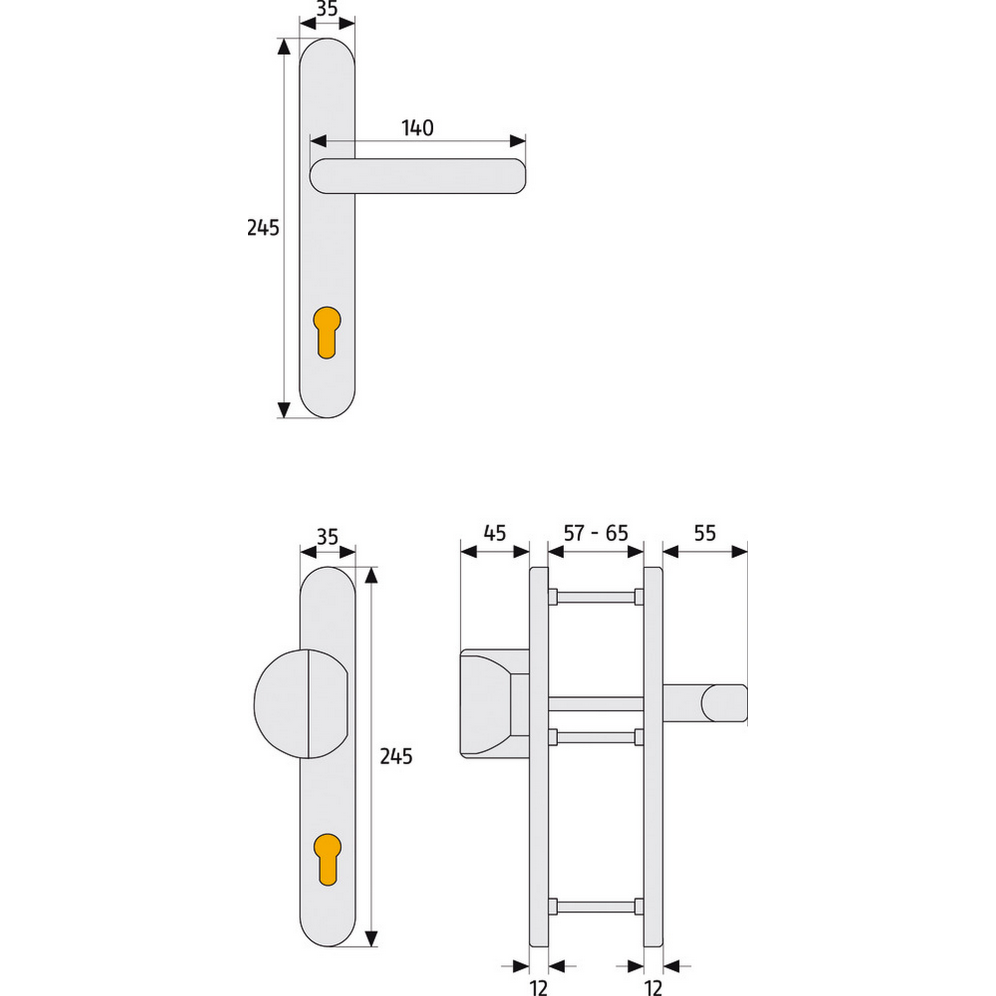 Schutzbeschlag 'SRG92 F1'