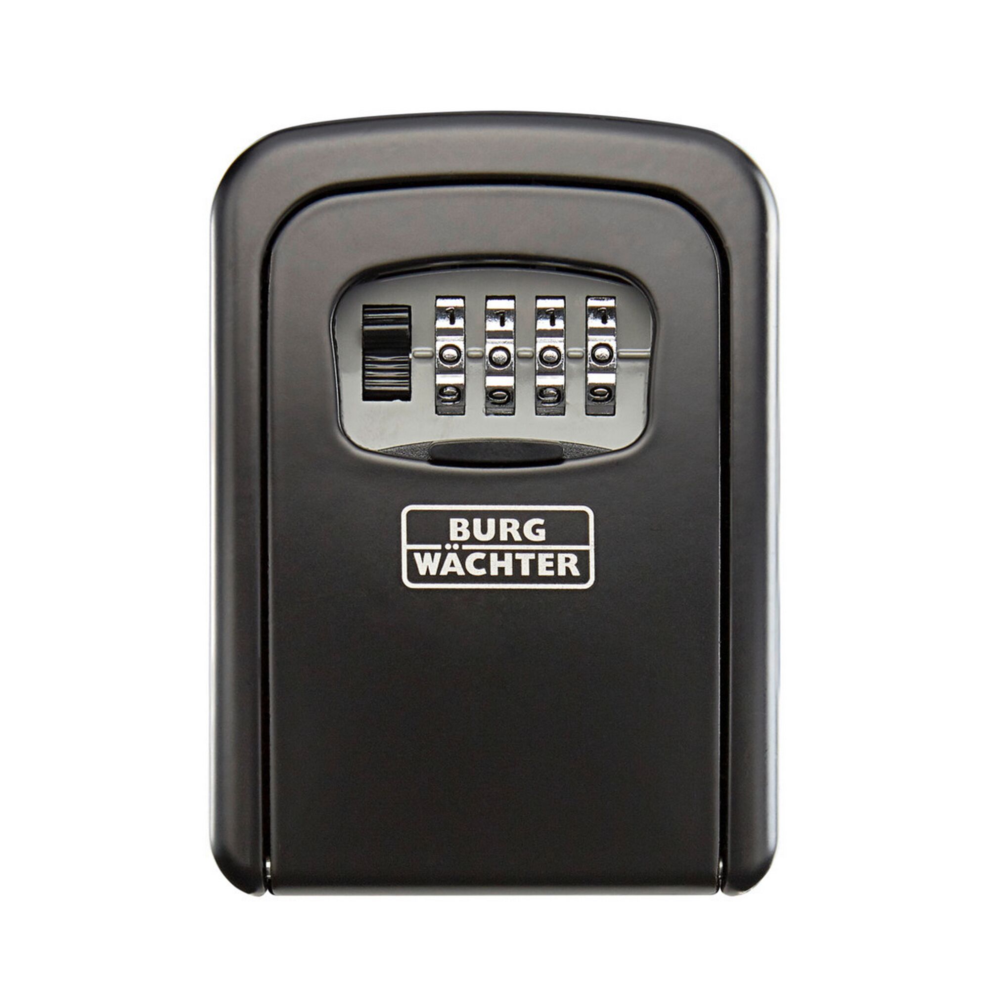 Schwarzer Schlüsselsafe mit Zahlencode