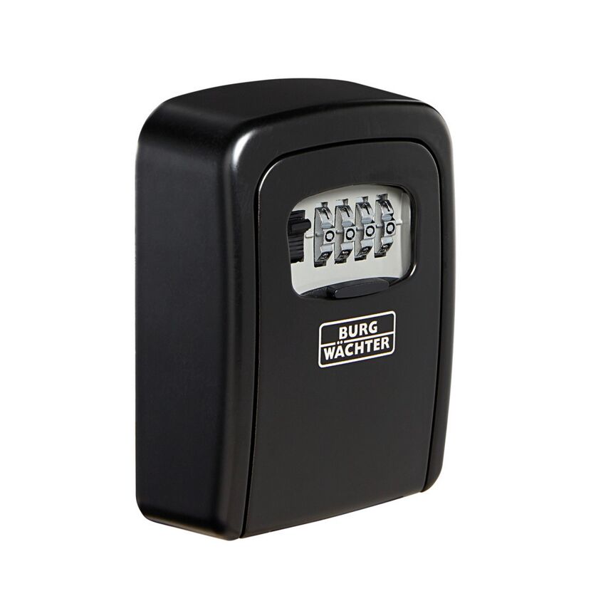 Schwarzer Schlüsselsafe mit Zahlencode