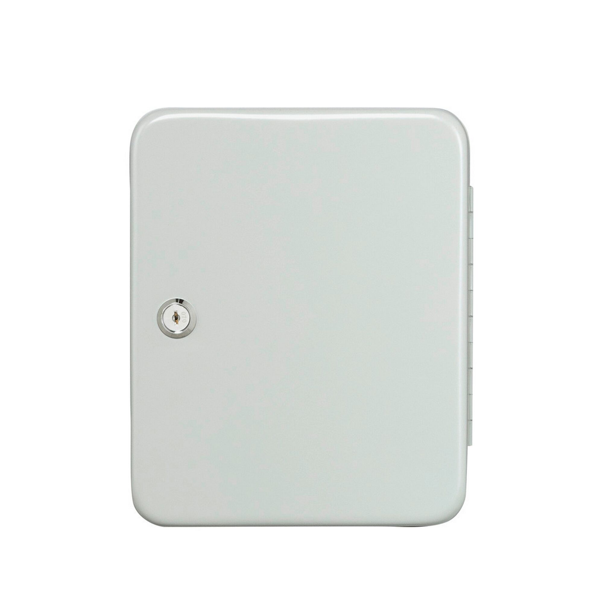 Grauer Schlüsselschrank mit Schlüssel