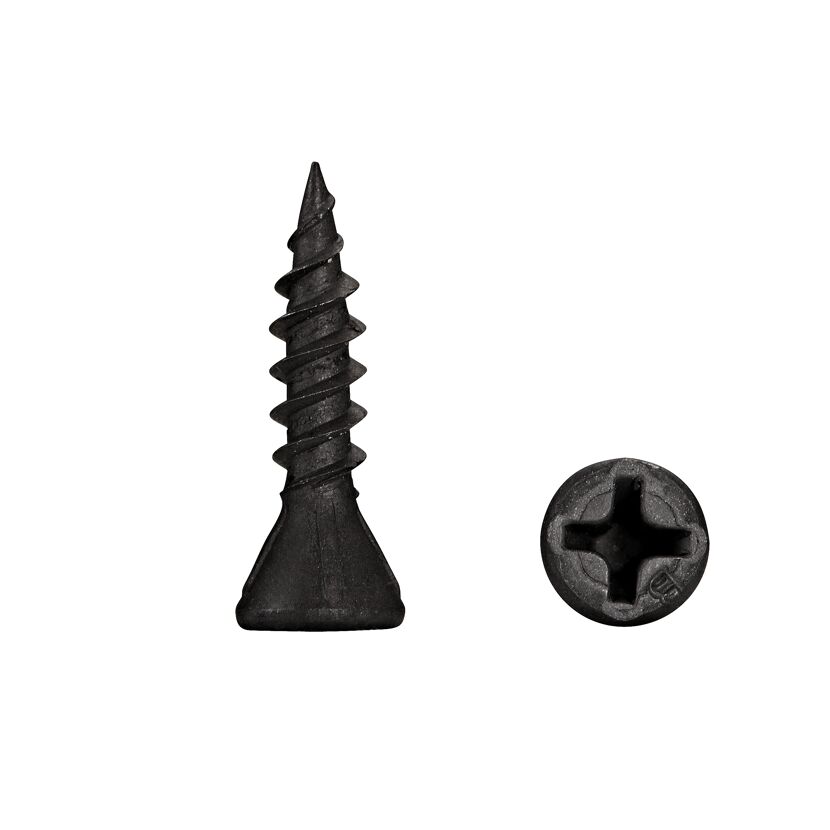 Schwarze Schraube