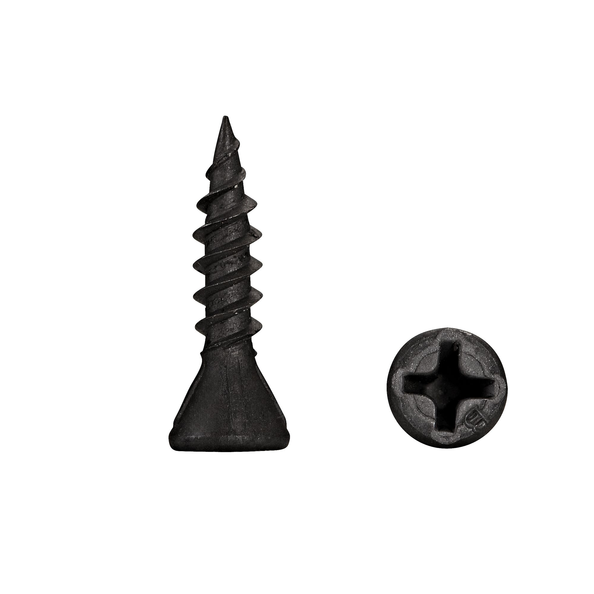 Schwarze Schraube