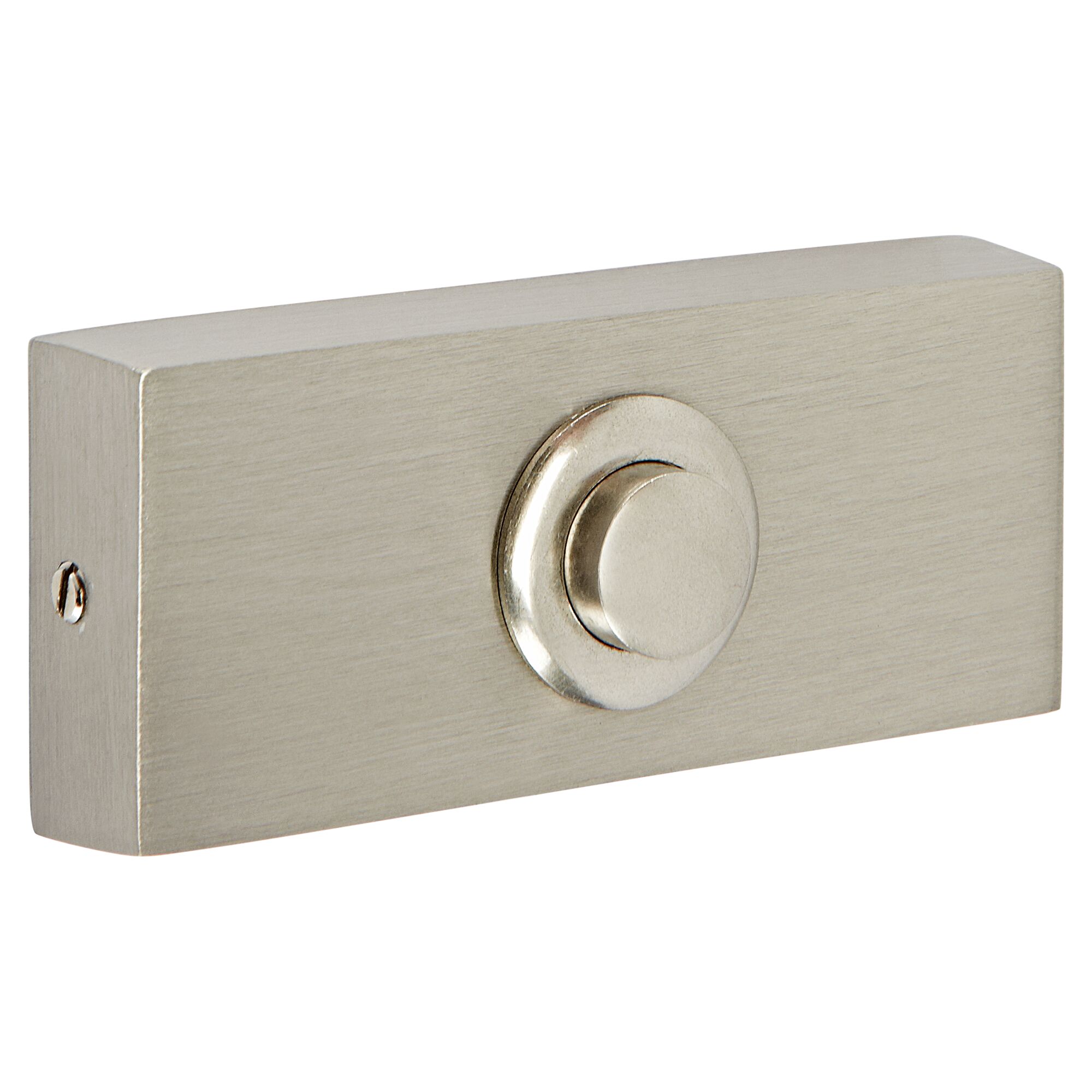 Victorian Klingeltaster, Messing vernickelt