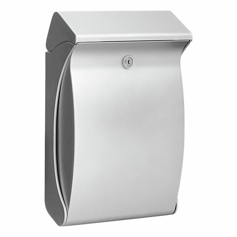 Silberner Briefkasten Swing 4906