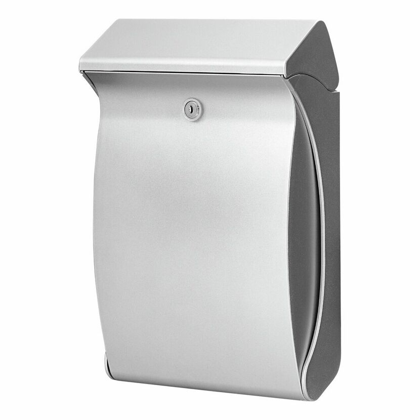 Silberner Briefkasten Swing 4906