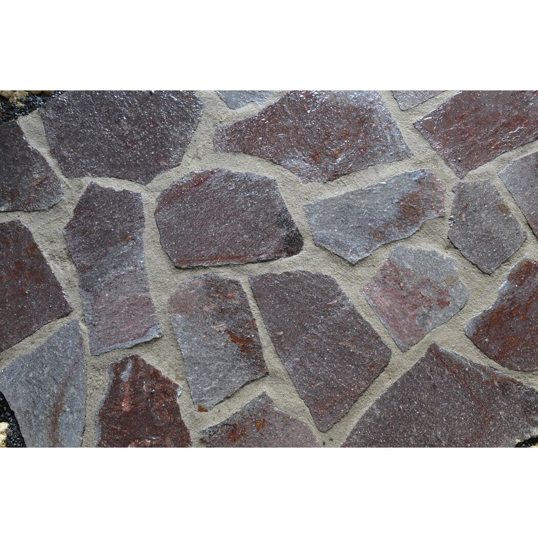 Polygonalplatten aus Porphyr