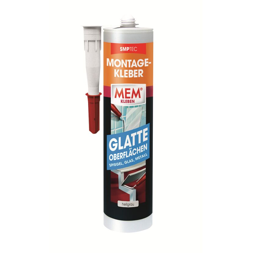MEM Montagekleber Glatt hellgrau 390 g