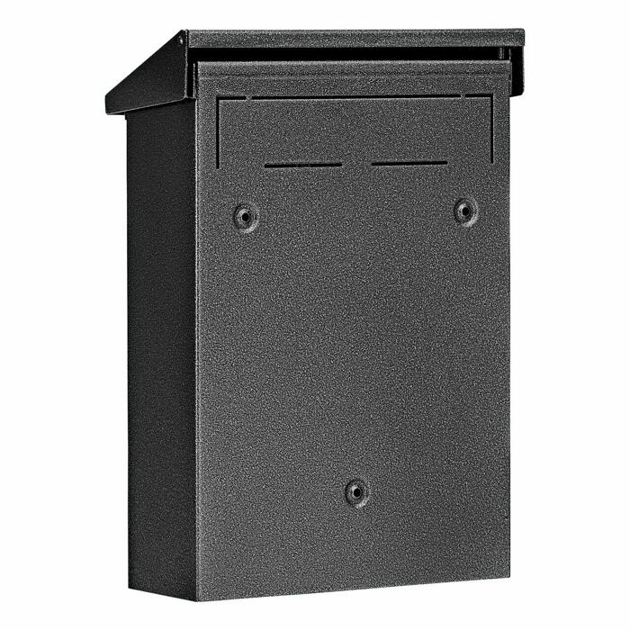 Briefkasten 'Daily 5861 E' grau 22,5 x 30,5 x 7,5 cm