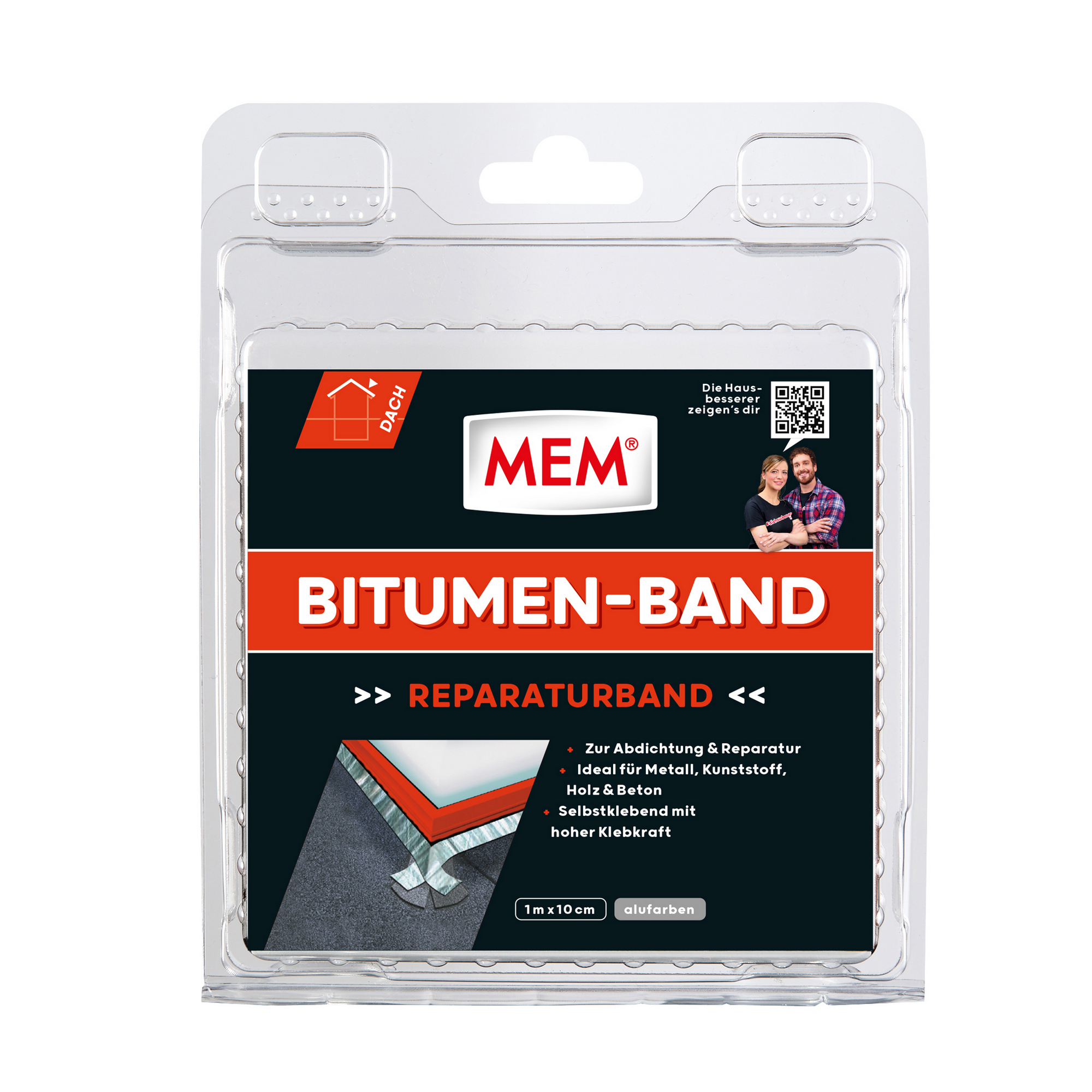Bitumen-Band alu 10 cm x 1 m + product picture
