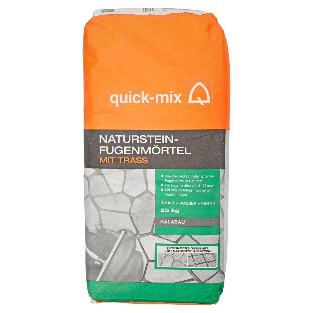 25 kg Sack quick-mix Naturstein-Fugenmörtel mit Trass
