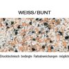 Buntsteinputz weiß-bunt