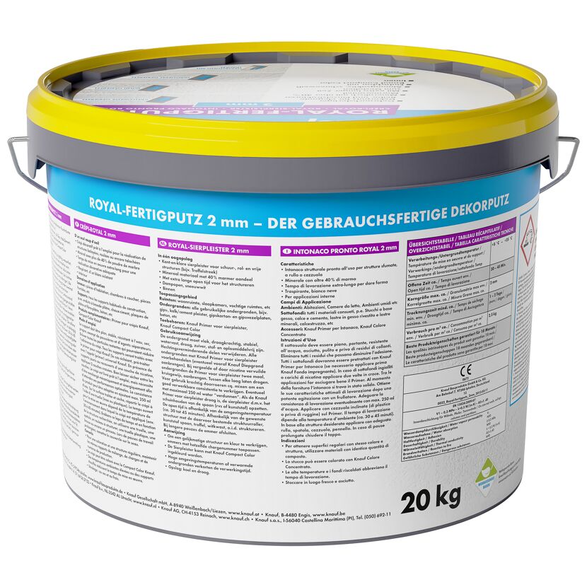 Eimer Knauf Royal-Fertigputz 2 mm, 20 kg
