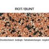 Buntsteinputz rot, weiß und schwarz
