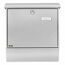 Briefkasten 'Vario 86720 SI' silbern 37,7 x 42 x 11,5 cm