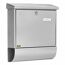 Briefkasten 'Vario 86720 SI' silbern 37,7 x 42 x 11,5 cm