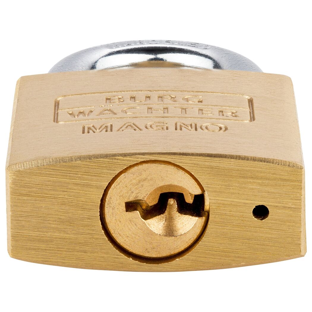 Zylinder-Vorhängeschloss '400 E Magno 30/2 SB' messingfarben 3 cm