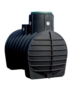 Erdtank Mono schwarz, inkl. Tankabdeckung, 4000 l