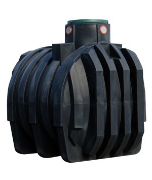 Erdtank-Paket Mono'Haus-Premium' schwarz, 6800 l