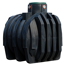 Zisterne Mono'Haus-Premium' schwarz, 6800 l