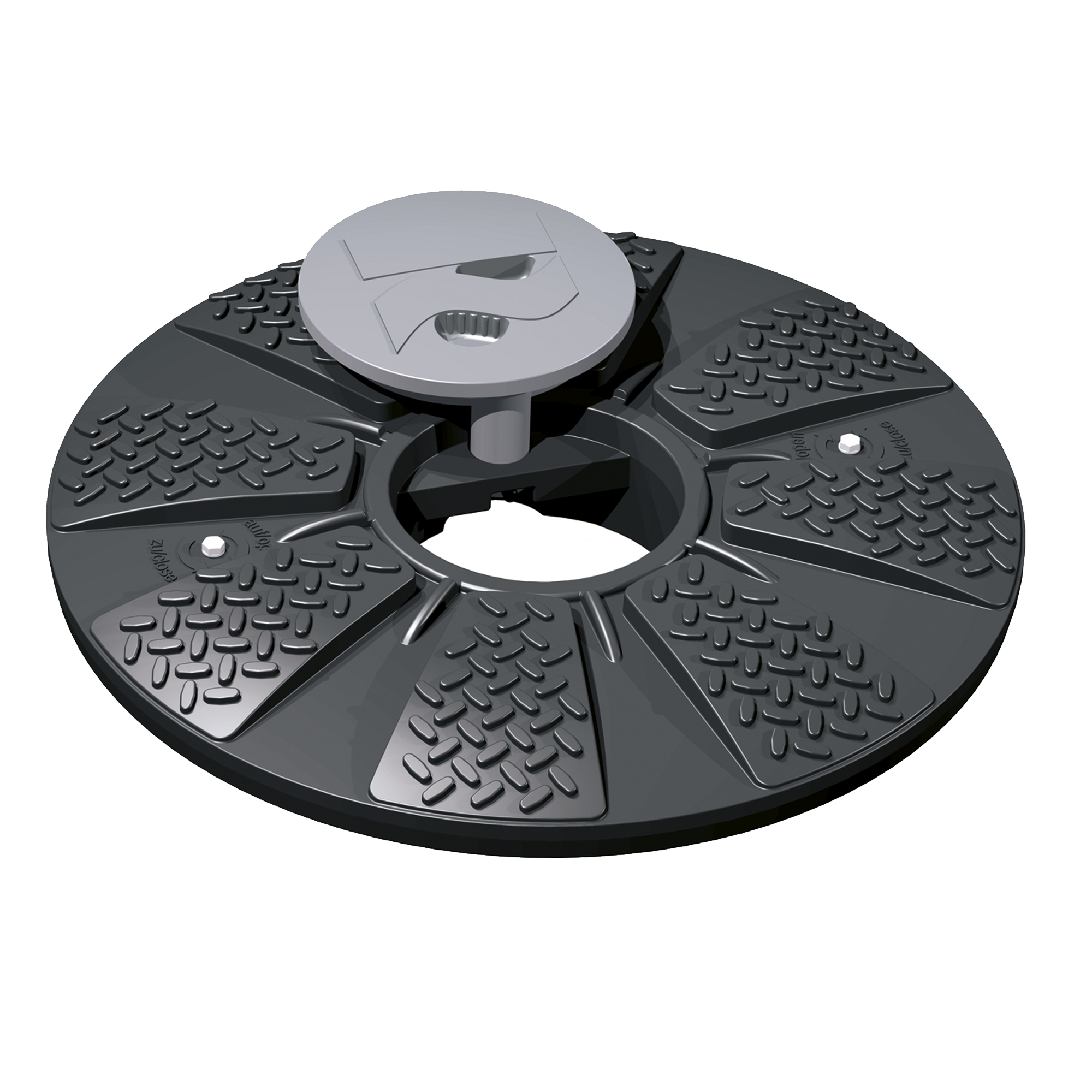 Schwarzer Thermodeckel TwinCover ohne Entlüftung