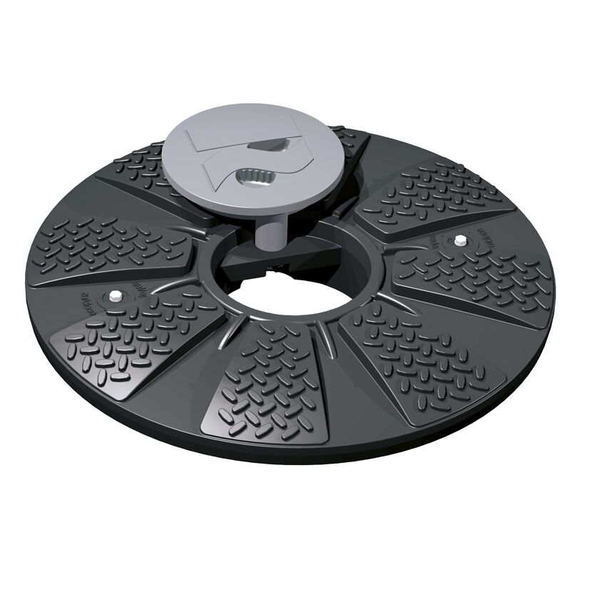 Schwarzer Thermodeckel TwinCover ohne Entlüftung